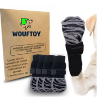Chaussettes antidérapantes pour chien wouftoy