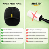 gant anti poils réutilisable et écologique comparaison rouleau