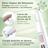Tondeuse à patte pour chien wouftoy zenpattes coupe précise