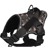Harnais chien anti traction personnalisé camouflage militaire