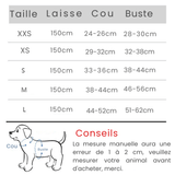 guide des tailles Harnais petit chien