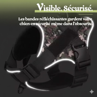 harnais personnalisé anti traction réfléchissant la nuit