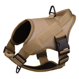 Harnais chien anti traction personnalisé sable