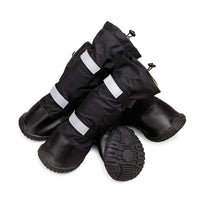 Bottes pour Chien Hiver Étanche Noir