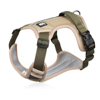 Harnais reflechissant pour chien beige